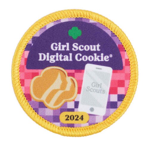2024 Girl Scout Digital Cookie SewOn Patch Girl Scout Shop