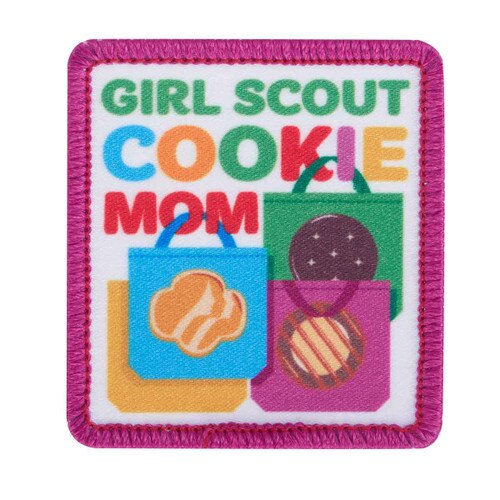 Cookie Mom Cookie Box IronOn Patch Girl Scout Shop